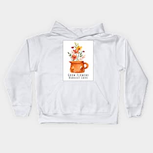 Grow Flowers Kids Hoodie